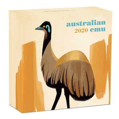 2020 $1 Australian Emu 1oz Silver Proof Coin