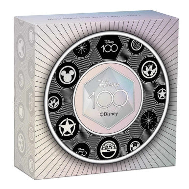 Tuvalu 2023 50c Disney 100th Anniversary 1/2oz Silver Coloured Proof Coin