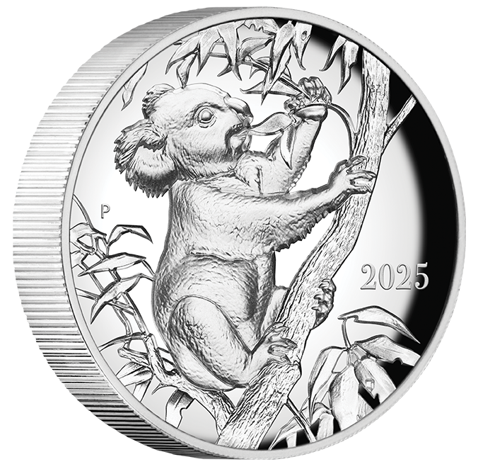 2025 $2 Beth Zaiken Collection The Koala 2oz Silver High Relief Proof Coin