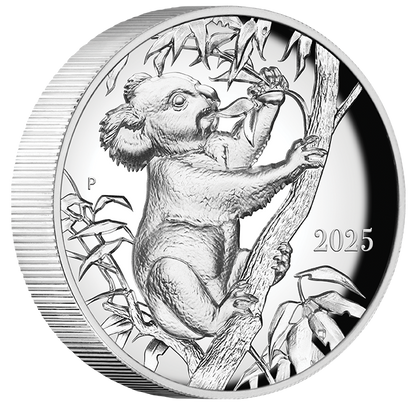 2025 $2 Beth Zaiken Collection The Koala 2oz Silver High Relief Proof Coin