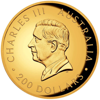 2024 $200 Australian Kangaroo 2oz Gold High Relief Proof Coin
