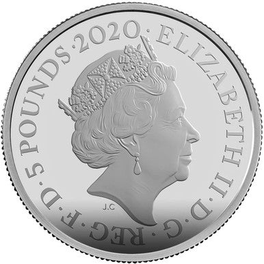 UK 2020 £5 007 Bond, James Bond 2oz Silver Proof Coin