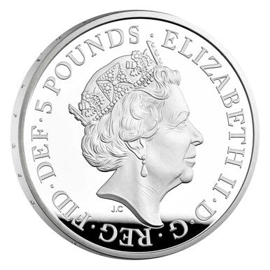 UK 2021 £5 Alfred The Great Silver Proof Coin