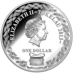 Tokelau 2013 $1 1788 Australia's First Fleet 'The Journey' Silver Proof Coin