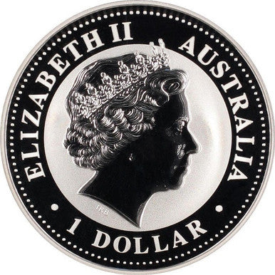2006 $1 Australia Japan Year of Exchange 1oz Silver Coin