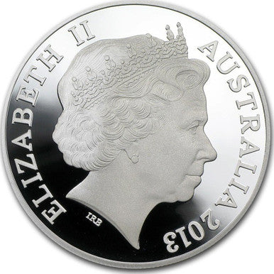 2013 $1 Kangaroo Explorer's First Sightings 1oz Silver Proof Coin