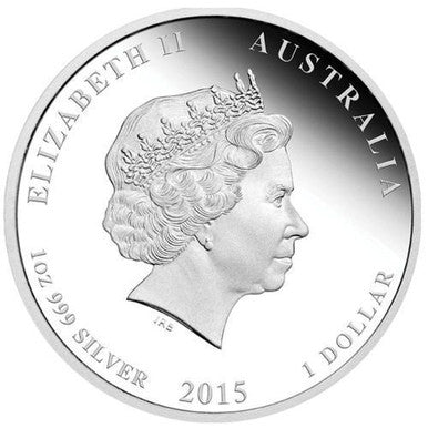 2015 $1 Celebrating The Birth of HRH Princes Charlotte 1oz Silver Proof Coin