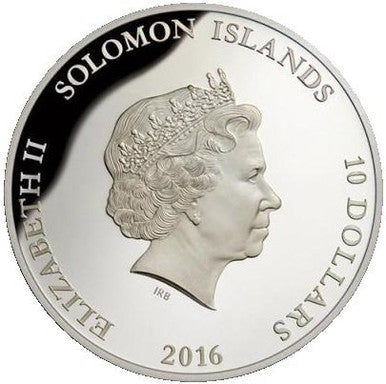 Solomon Islands 2016 $10 First World War Centenary Battle of Fromelles Silver Coloured Proof Coin