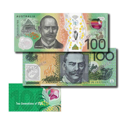 2020 $100 Two Generations of Banknotes Folder