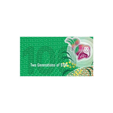 2020 $100 Two Generations of Banknotes Folder