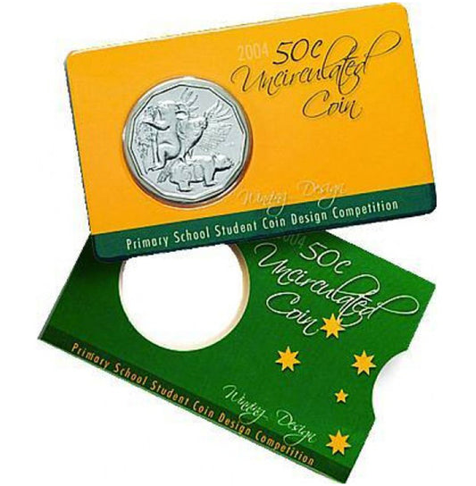 2004 50c Primary School Student Winning Design Uncirculated Coin