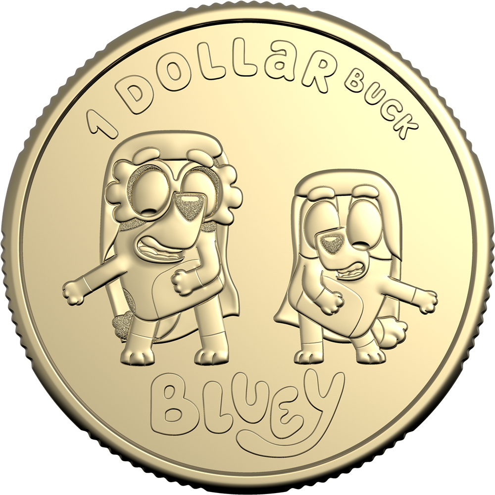 2024 $1 Bluey Dollarbucks Uncirculated 10 Coin Set