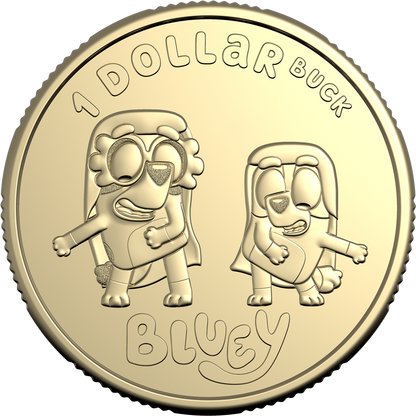 2024 $1 Bluey Dollarbucks Uncirculated 10 Coin Set