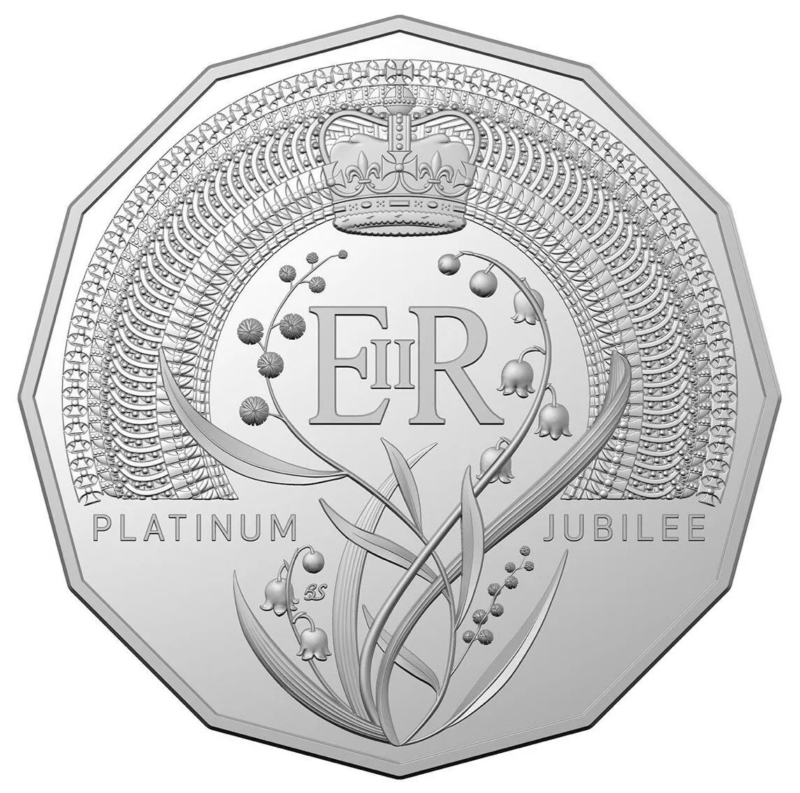 2022 50c The Queen's Platinum Jubilee PNC