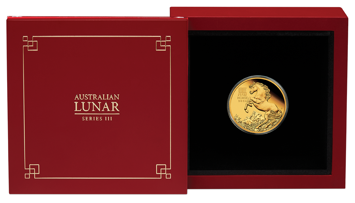 2026 $25 Lunar Year of The Horse 1/4oz Gold Proof Coin