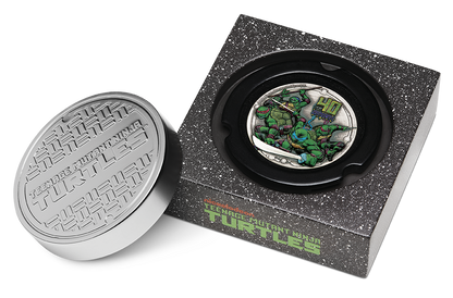 Tuvalu 2024 $2 Teenage Mutant Ninja Turtles 40th Anniversary 2oz Silver Coloured Antiqued Coin