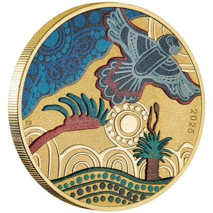 2025 $1 Ngana Nyitting The Art of Kevin Bynder Black Cockatoo PNC