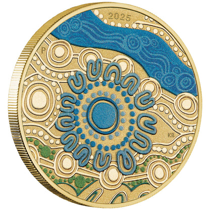 2025 $1 Ngana Nyitting The Art of Kevin Bynder Blue River PNC