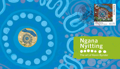 2025 $1 Ngana Nyitting The Art of Kevin Bynder Blue River PNC