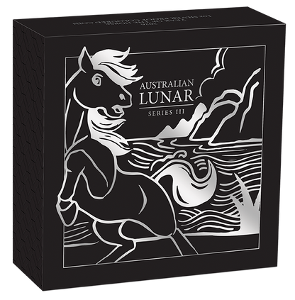 2026 $1 Lunar Year of The Horse 1oz Silver Coloured Proof Coin