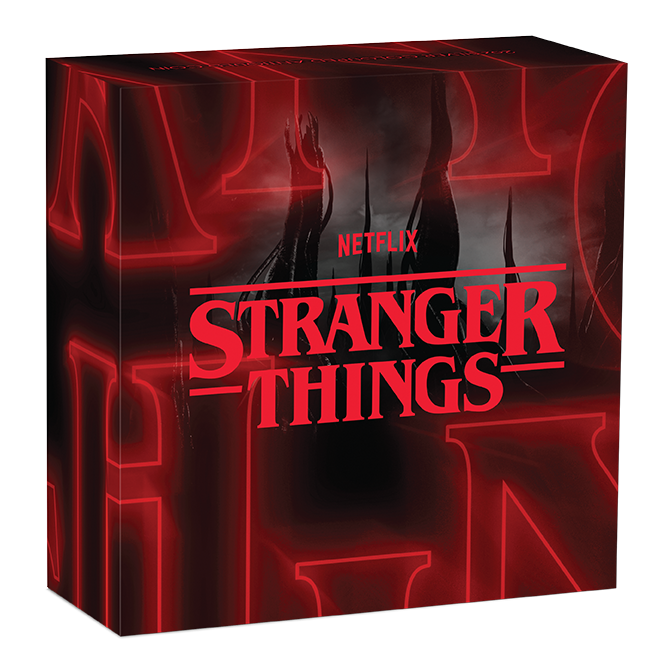 Tuvalu 2026 $1 Stranger Things Villains Silver Coloured 2oz Silver Antiqued Coin