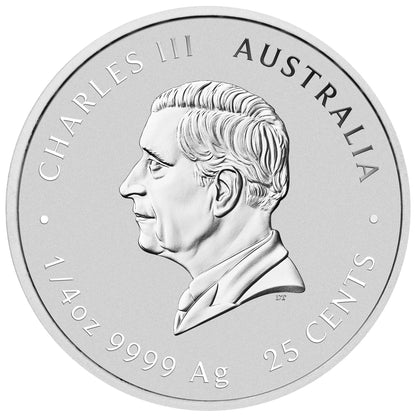 2026 25c [2025] ANDA Hobart Lunar Year of The Horse 1/4oz Silver Coloured Uncirculated Coin