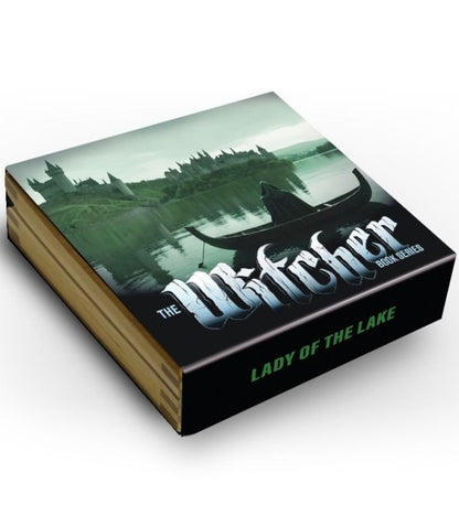 Niue 2024 $5 The Witcher Lady of The Lake 2oz Silver Coloured Antiqued Coin