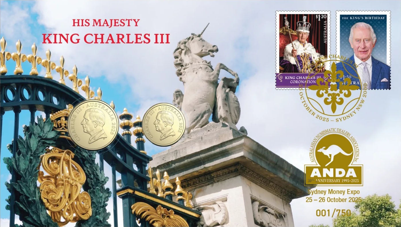 2025 ANDA Sydney His Majesty King Charles III 2 Coin PNC