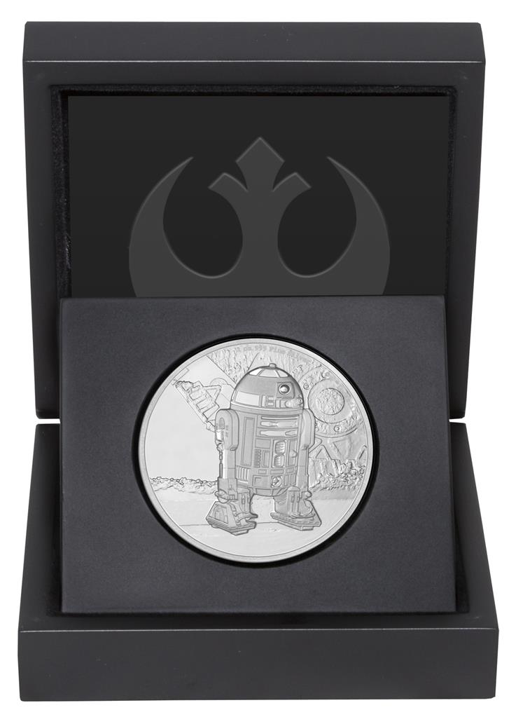 Niue 2016 $2 Star Wars R2-D2 1oz Silver Proof Coin