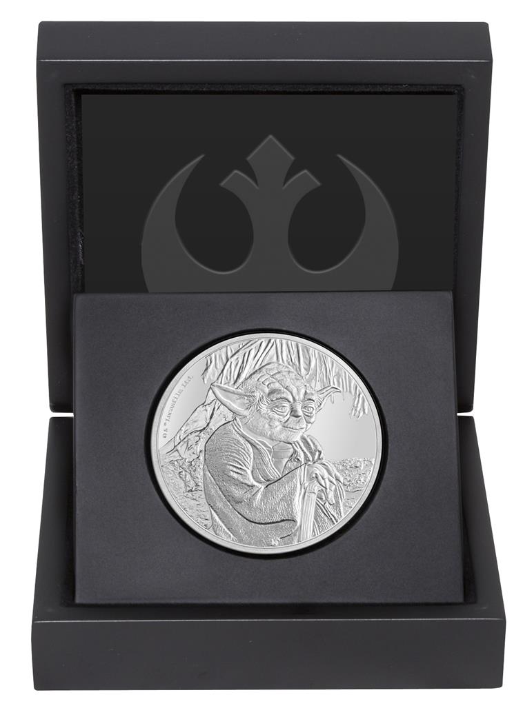 Niue 2016 $2 Star Wars Yoda 1oz Silver Proof Coin
