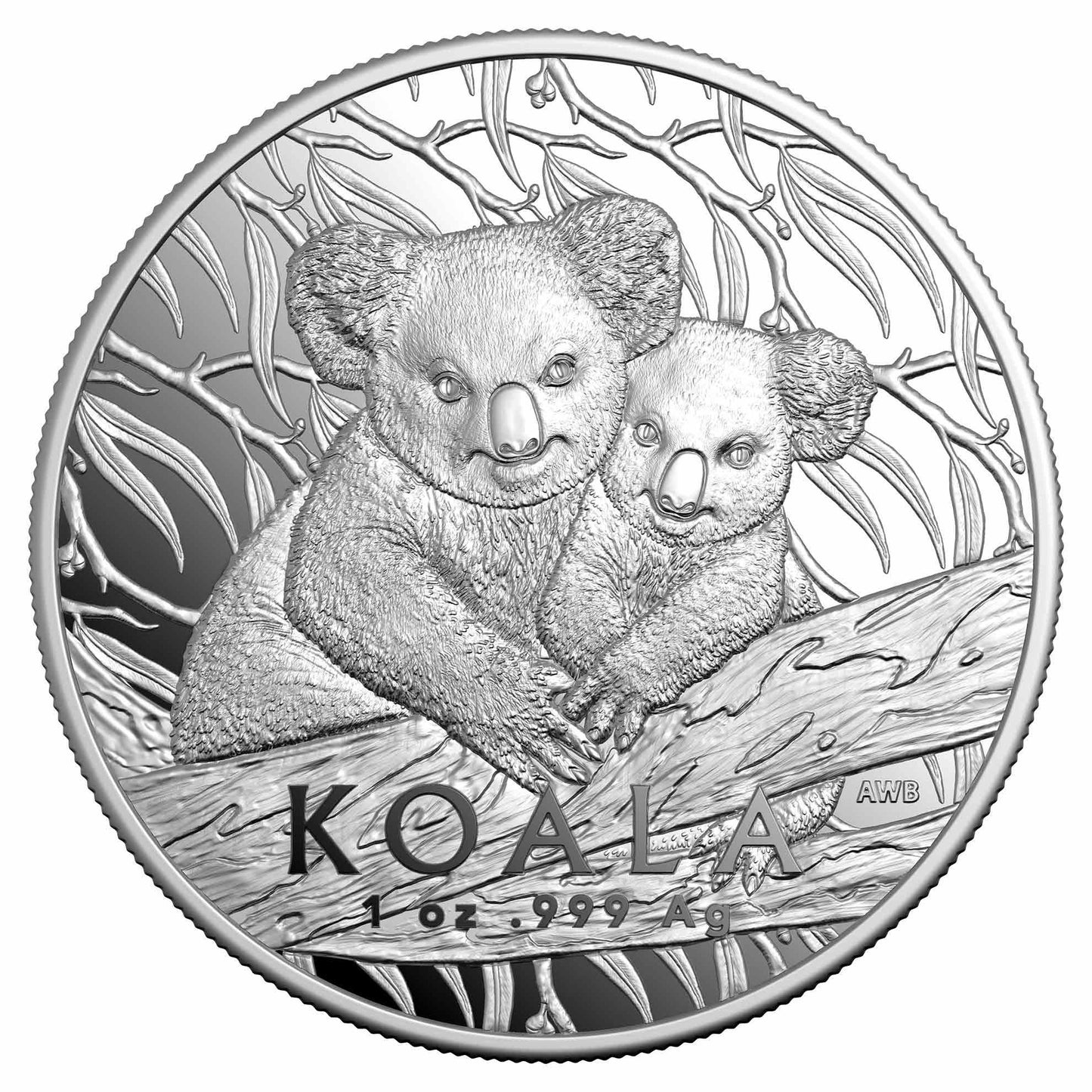 2025 $5 Australian Koala 1oz Silver Proof High Relief Coin