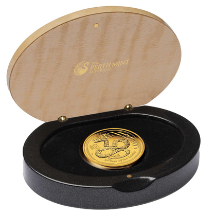 2013 $15 Lunar Year of The Snake 1/10oz Gold Proof Coin