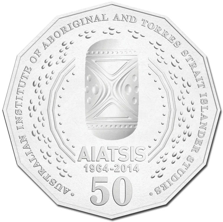 2014 50c AIATSIS Cu-Ni Uncirculated Coin
