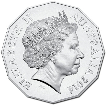 2014 50c AIATSIS Cu-Ni Uncirculated Coin