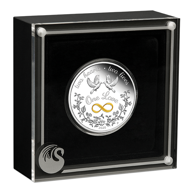 2026 $1 One Love 1oz Silver Proof Coin