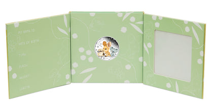 2026 50c Newborn Baby 1/2oz Silver Coloured Proof Coin