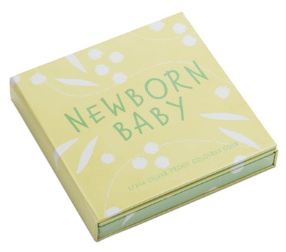 2026 50c Newborn Baby 1/2oz Silver Coloured Proof Coin