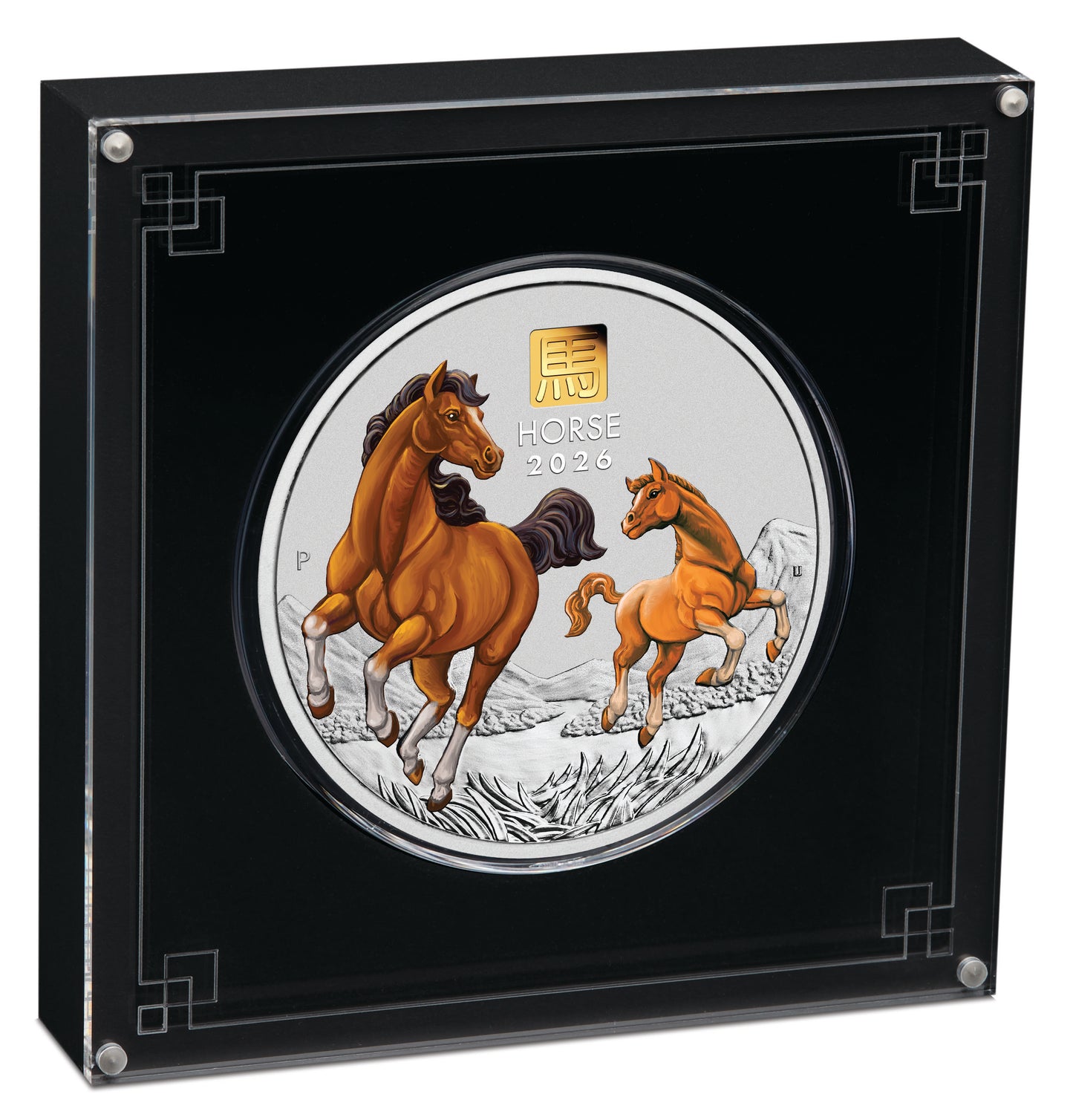 2026 $30 Lunar Year of The Horse 1kg Silver Coloured Gold Privy Mark Uncirculated Coin