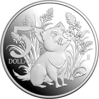 2026 $5 Aussie Bubs 1oz Silver Proof Baby Coin