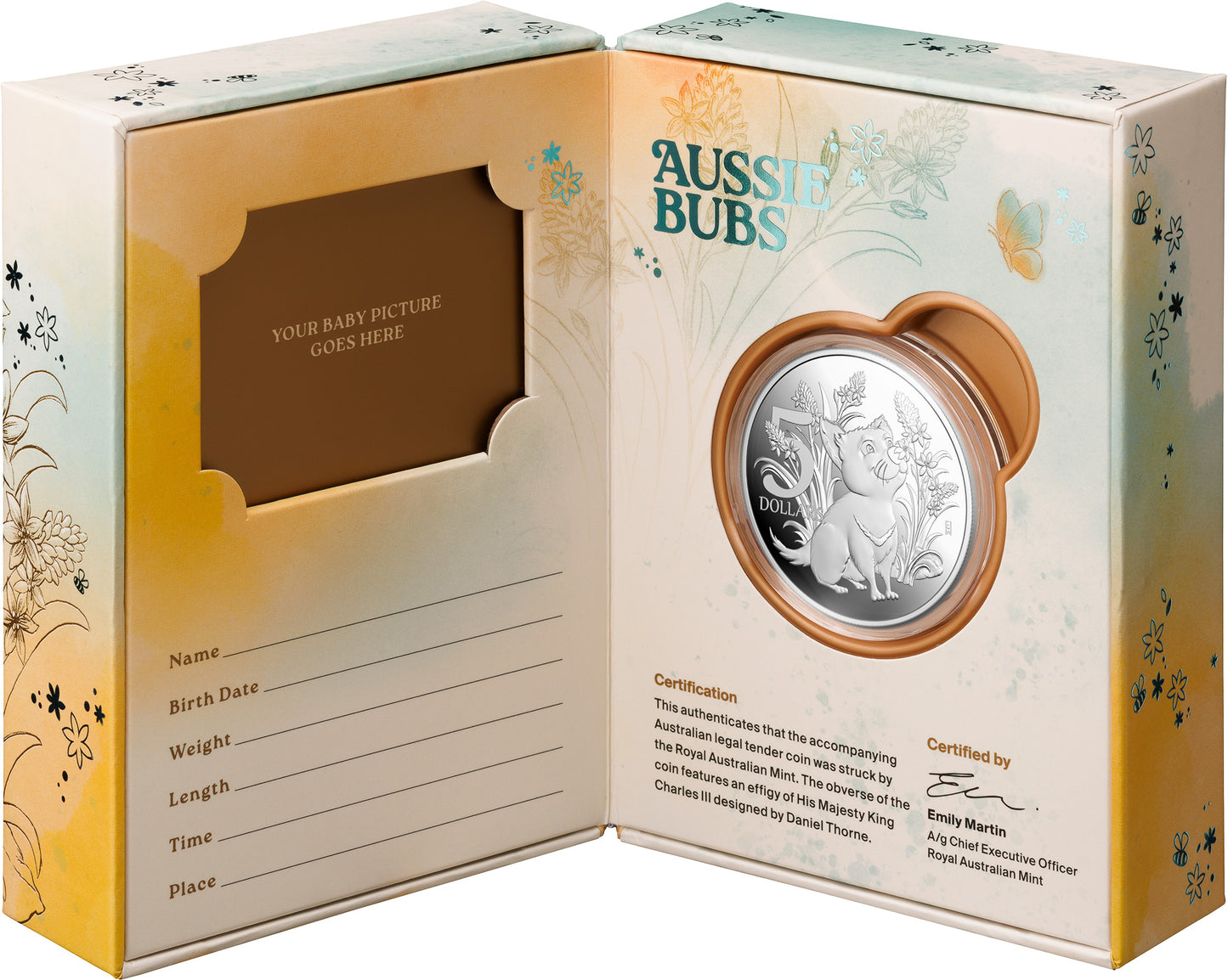 2026 $5 Aussie Bubs 1oz Silver Proof Baby Coin