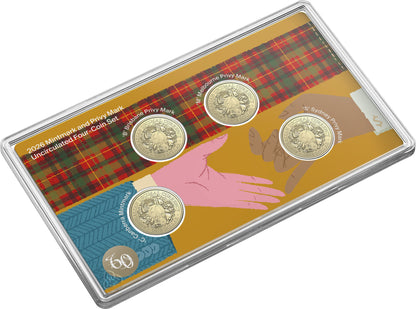 2026 $1 60th Anniversary of Decimal Currency Uncirculated 4 Coin Set