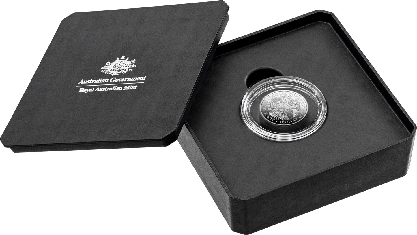 2026 $1 60th Anniversary of Decimal Currency 'C' Mintmark Silver Proof Coin