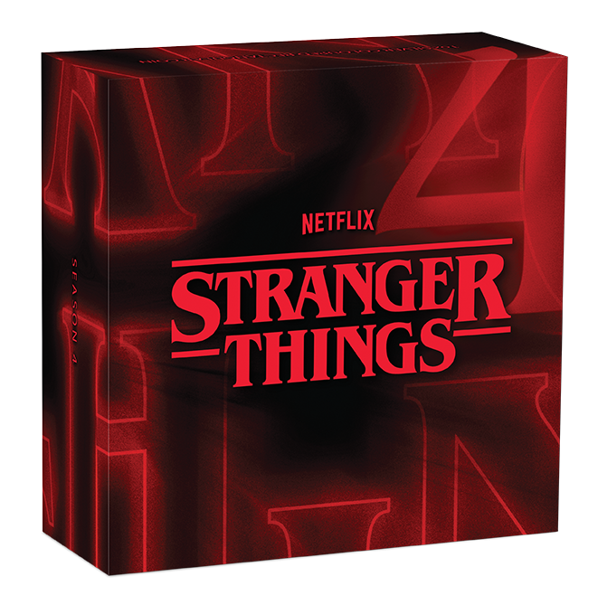 Tuvalu 2026 $1 Stranger Things Season 4 1oz Silver Coloured Rectangular Coin