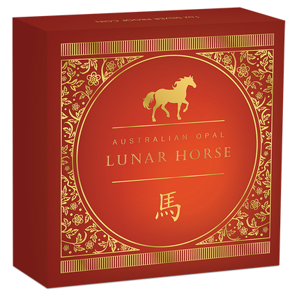 2026 $1 Australian Opal Lunar Year of The Horse 1oz Silver Proof Coin