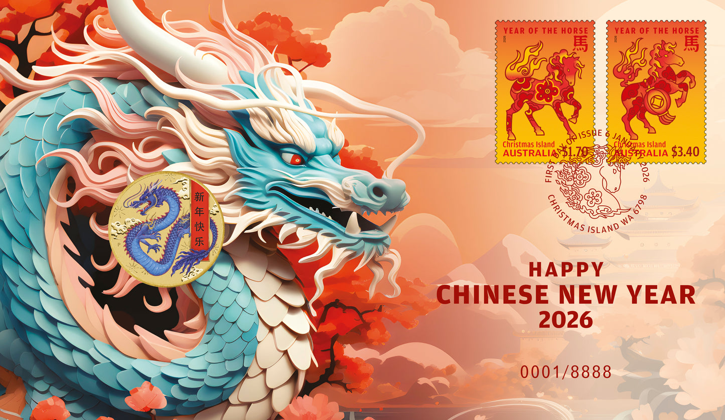 2026 $1 Happy Chinese New Year PNC