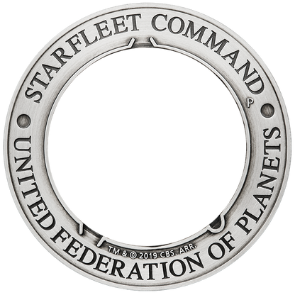 Tuvalu 2019 $3 Star Trek Starfleet Command Emblem Holey Dollar and Delta 3oz Silver Antiqued Coin Set