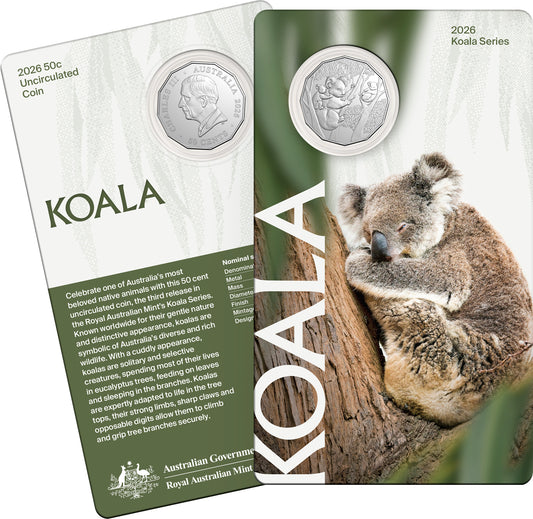 2026 50c Koala Uncirculated Coin