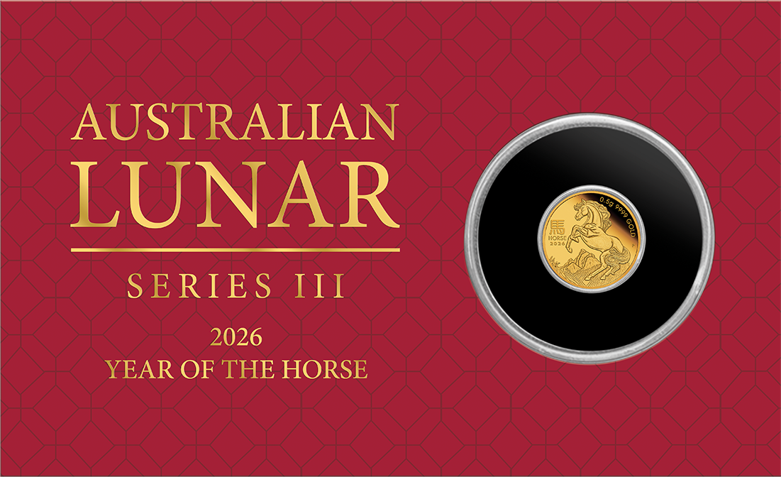 2026 $2 Lunar Year of The Horse 0.5g Gold Proof Coin