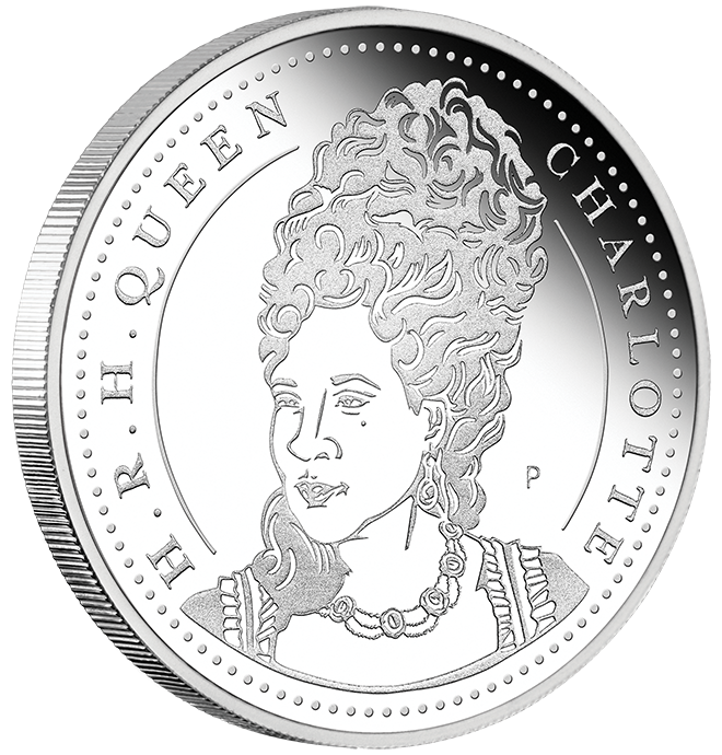 Tuvalu 2026 50c Bridgerton Queen Charlotte 1/2oz Silver Proof Coin