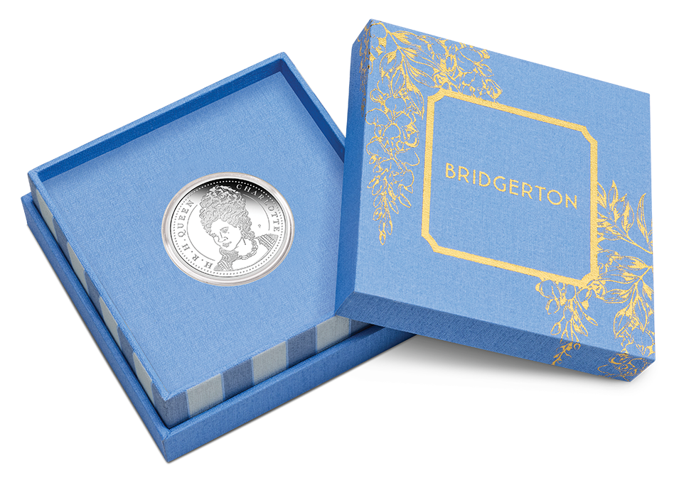 Tuvalu 2026 50c Bridgerton Queen Charlotte 1/2oz Silver Proof Coin